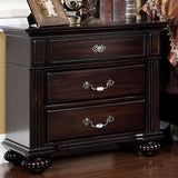 Syracuse Dark Walnut Night Stand from Furniture of America - Luna Furniture