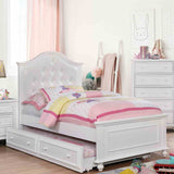Olivia White Full Bed from Furniture of America - Luna Furniture