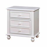 Olivia White 4 Pc Twin Bedroom Set from Furniture of America - Luna Furniture