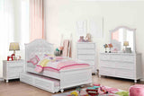 Olivia White Full Bed from Furniture of America - Luna Furniture