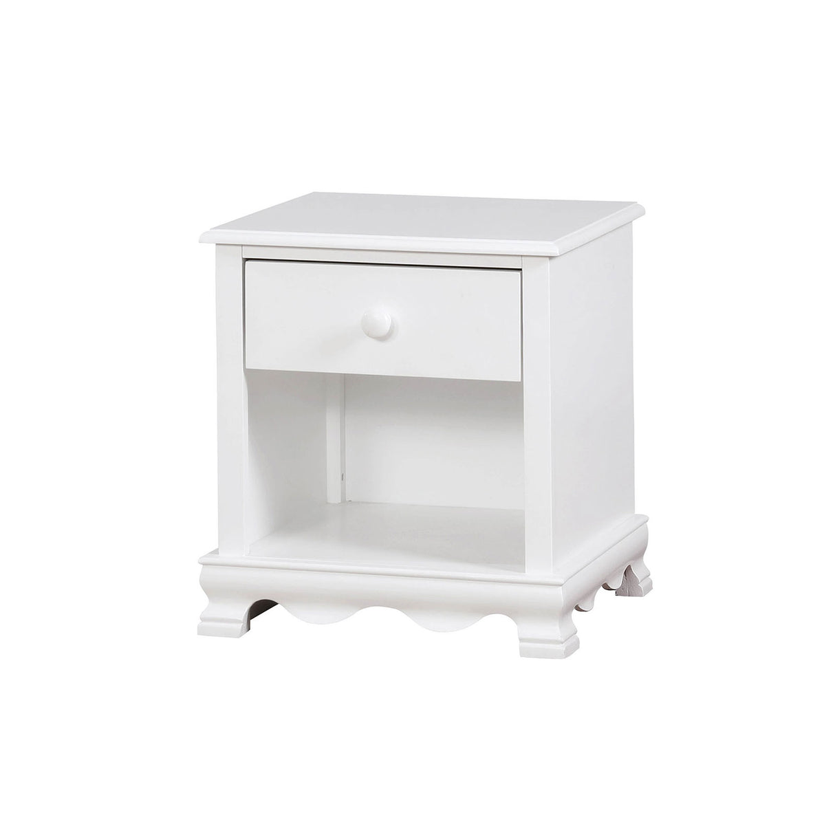 Dani White Night Stand from Furniture of America - Luna Furniture