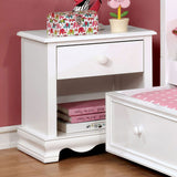 Dani White Night Stand from Furniture of America - Luna Furniture