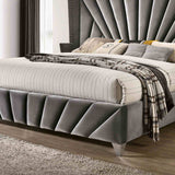 Carissa Gray 5 Pc Queen Bedroom Set from Furniture of America - Luna Furniture