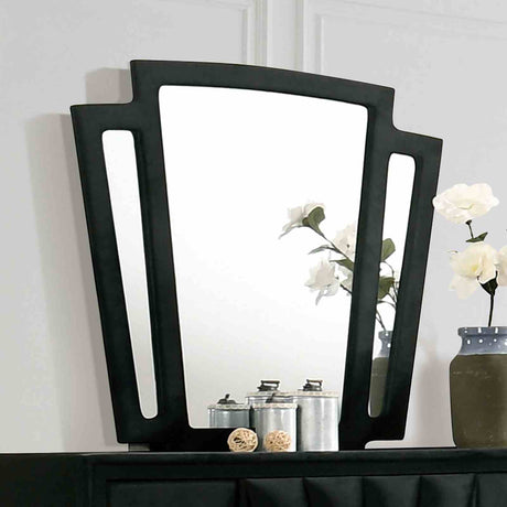 Carissa Black 4-Piece Queen Bedroom Set from Furniture of America - Luna Furniture