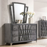 Carissa Gray Mirror (Mirror Only) from Furniture of America - Luna Furniture