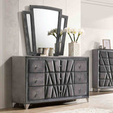 Carissa Gray 5 Pc Queen Bedroom Set from Furniture of America - Luna Furniture