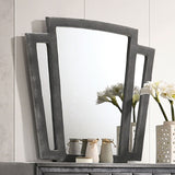 Carissa Gray Mirror (Mirror Only) from Furniture of America - Luna Furniture