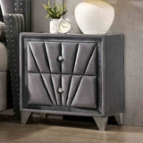 Carissa Gray 4 Pc Queen Bedroom Set from Furniture of America - Luna Furniture