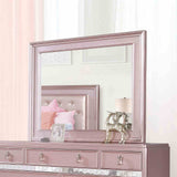 Avior Rose Gold 4 Pc Twin Bedroom Set from Furniture of America - Luna Furniture