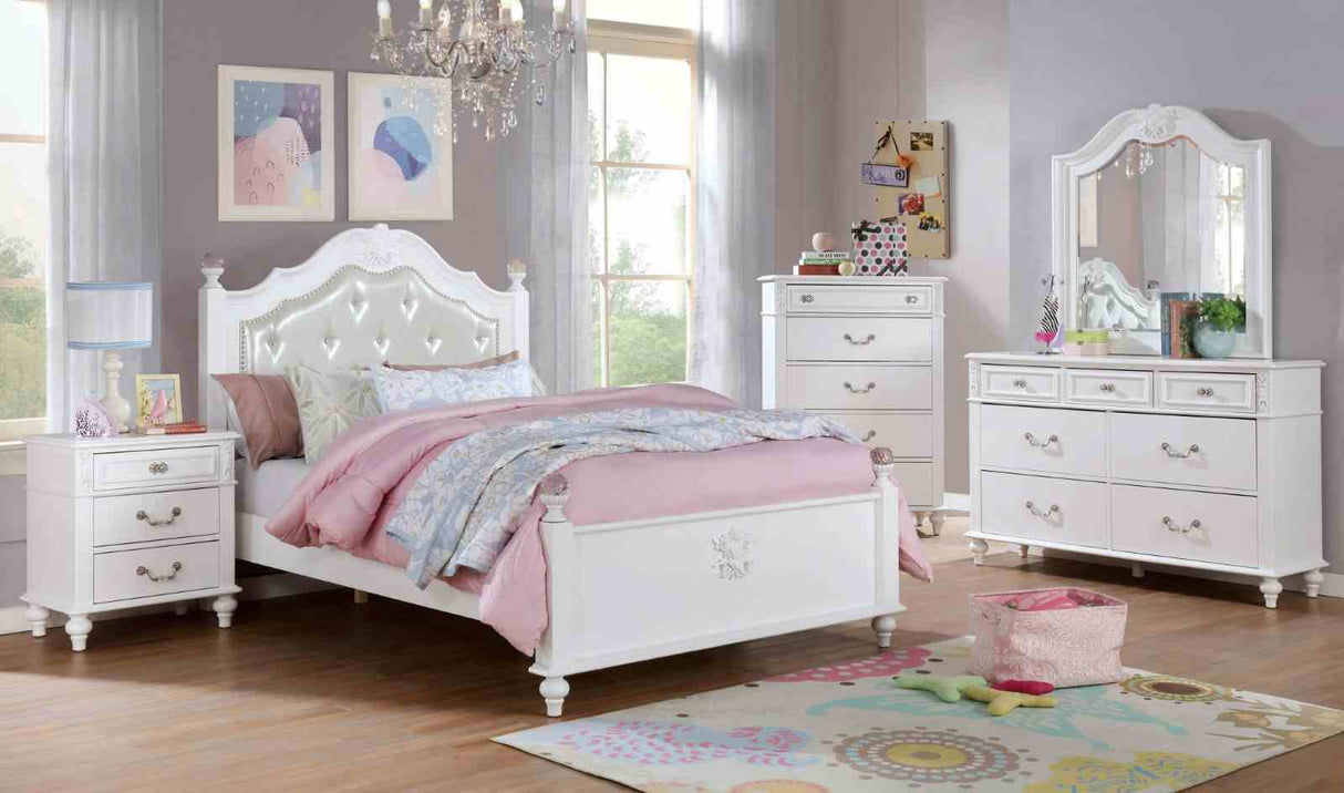 Belva White Chest from Furniture of America - Luna Furniture