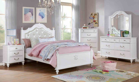Belva White Chest from Furniture of America - Luna Furniture