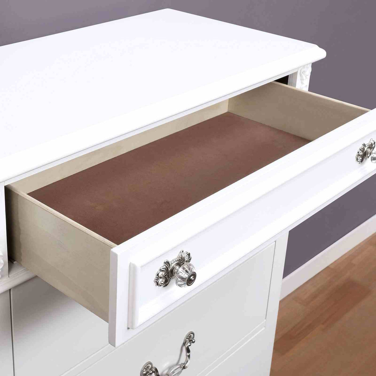 Belva White Twin Bed from Furniture of America - Luna Furniture