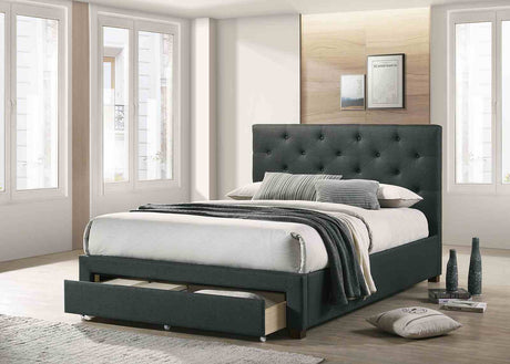 Sybella Dark Gray Twin Bed from Furniture of America - Luna Furniture