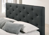 Sybella Dark Gray King Bed from Furniture of America - Luna Furniture
