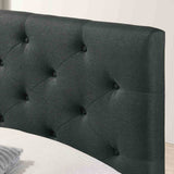 Sybella Dark Gray Queen Bed from Furniture of America - Luna Furniture