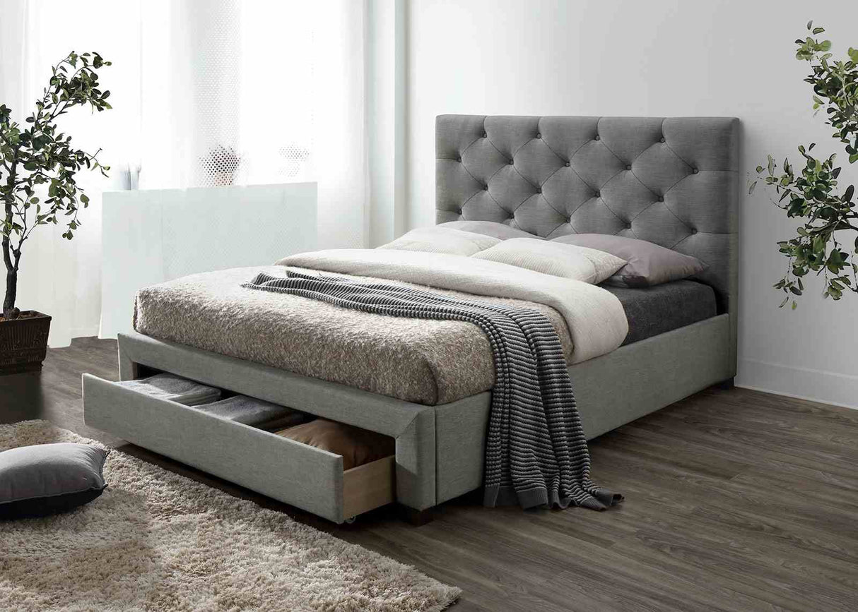 Sybella Gray Full Bed from Furniture of America - Luna Furniture