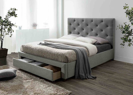 Sybella Gray Twin Bed from Furniture of America - Luna Furniture