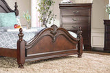 Mandura Cherry 5 Pc Queen Bedroom Set from Furniture of America - Luna Furniture