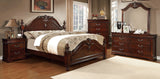 Mandura Cherry King Bed from Furniture of America - Luna Furniture