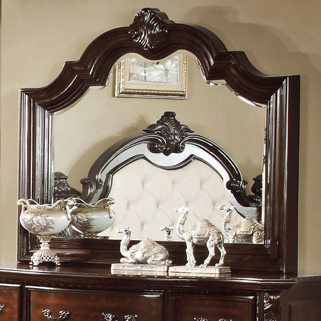 Monte Vista Brown Cherry Mirror (Mirror Only) from Furniture of America - Luna Furniture