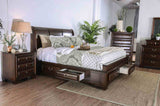Brandt Brown Cherry Queen Bed