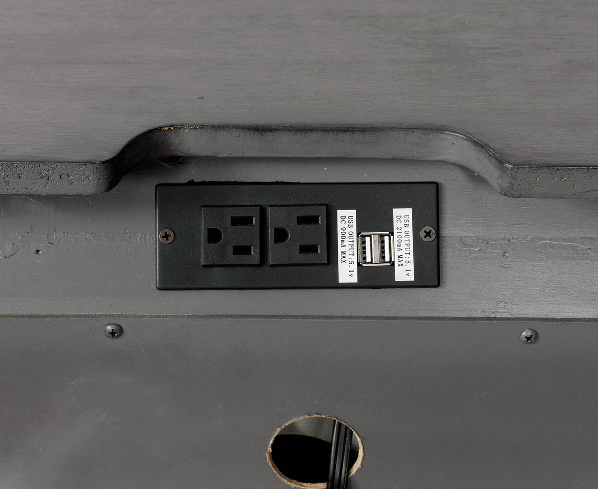 Brandt Gray Night Stand from Furniture of America - Luna Furniture