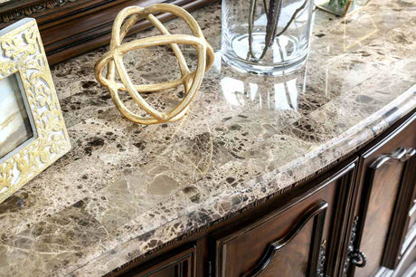 Menodora Brown Cherry Dresser from Furniture of America - Luna Furniture