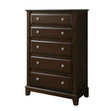 Litchville Brown Cherry Chest from Furniture of America - Luna Furniture