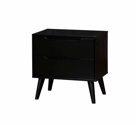 Lennart Black 5 Pc Queen Bedroom Set from Furniture of America - Luna Furniture