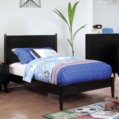 Lennart Black Twin Bed from Furniture of America - Luna Furniture
