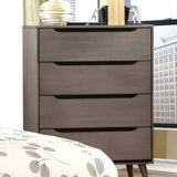 Lennart Gray 5 Pc Queen Bedroom Set from Furniture of America - Luna Furniture