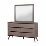 Lennart Gray 5 Pc Queen Bedroom Set from Furniture of America - Luna Furniture