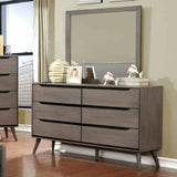 Lennart Gray 5 Pc Queen Bedroom Set from Furniture of America - Luna Furniture