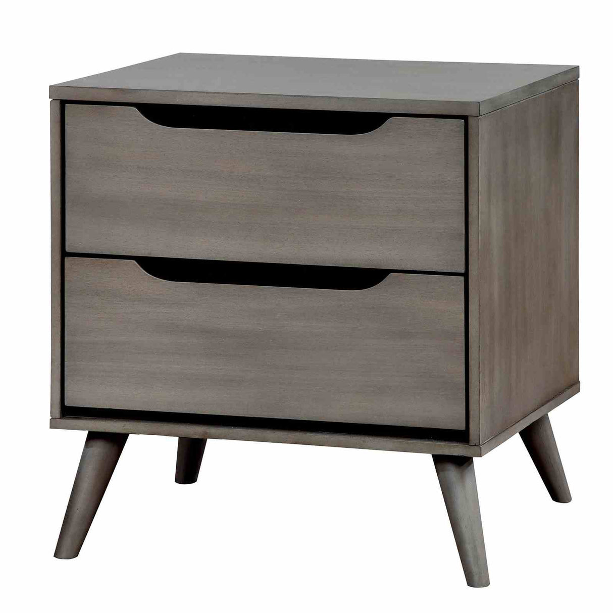 Lennart Gray 5 Pc Queen Bedroom Set from Furniture of America - Luna Furniture