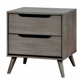 Lennart Gray 5 Pc Queen Bedroom Set from Furniture of America - Luna Furniture