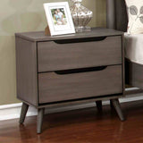 Lennart Gray 5 Pc Queen Bedroom Set from Furniture of America - Luna Furniture