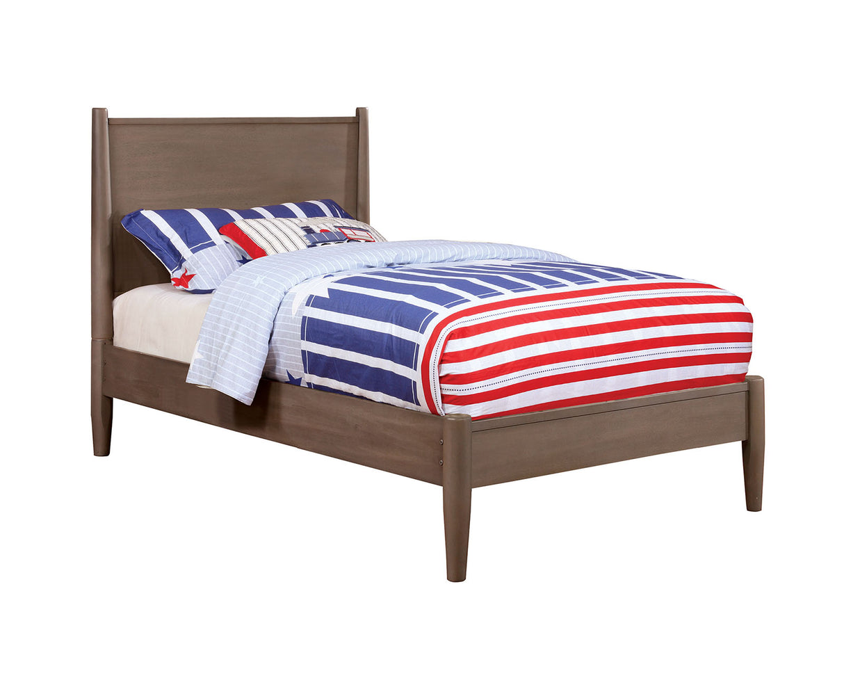 Lennart Gray Twin Bed from Furniture of America - Luna Furniture