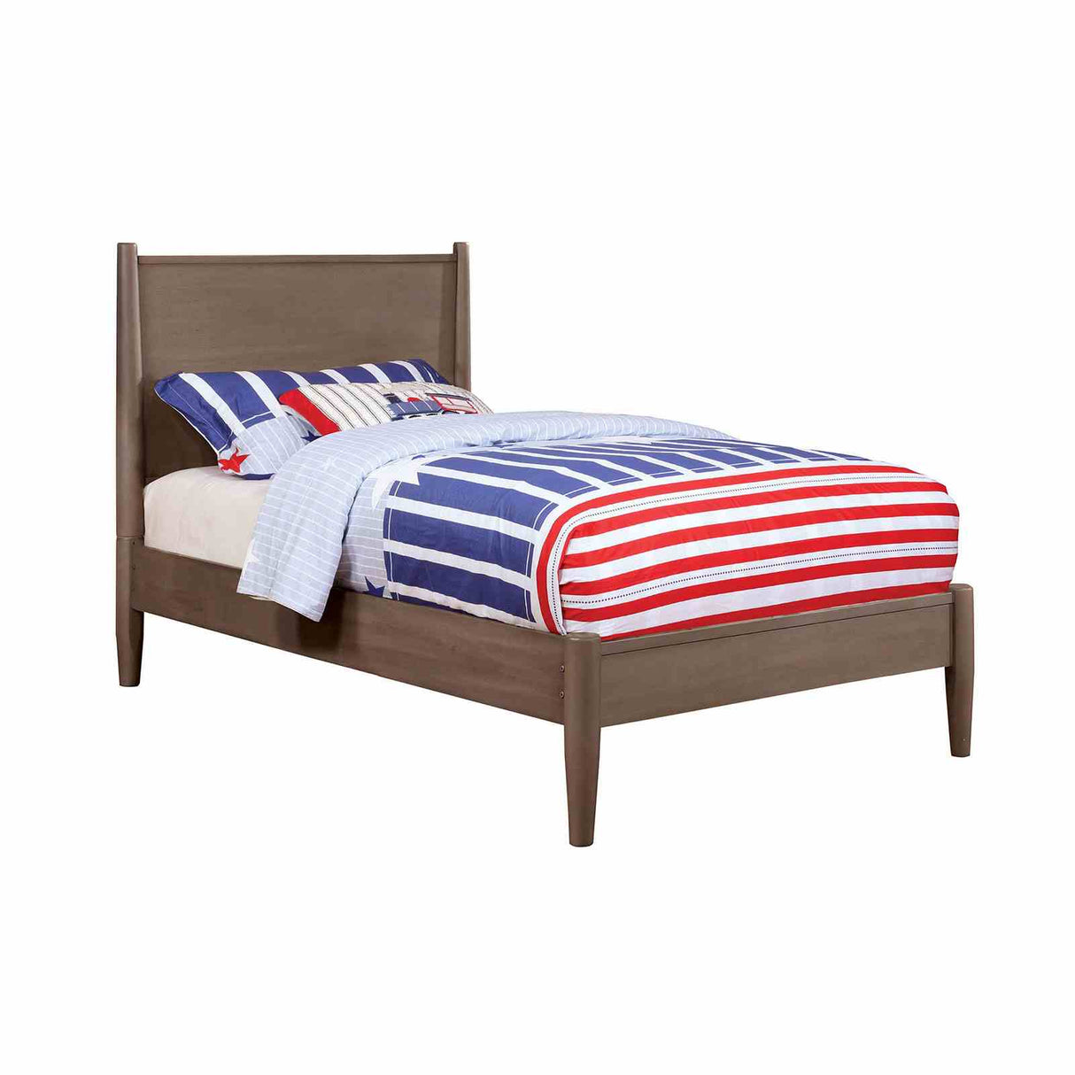 Lennart Gray Queen Bed from Furniture of America - Luna Furniture
