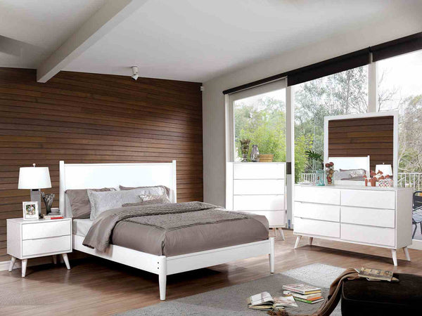 Lennart White 5-Piece Queen Bedroom Set