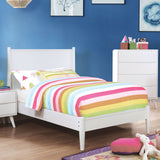 Lennart White Twin Bed from Furniture of America - Luna Furniture