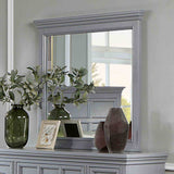 Castlile Gray 5 Pc Queen Bedroom Set from Furniture of America - Luna Furniture