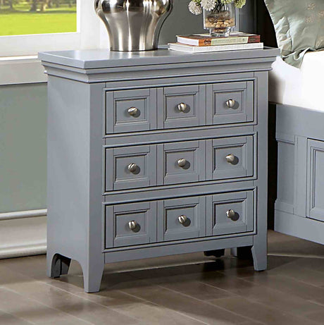 Castlile Gray 5 Pc Queen Bedroom Set from Furniture of America - Luna Furniture