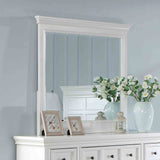 Castile White 5 Pc Queen Bedroom Set from Furniture of America - Luna Furniture