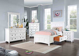 Castile White Transitional Youth Bedroom Set