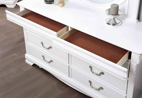Alecia White Dresser from Furniture of America - Luna Furniture
