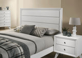 Dortmund White California King Bed from Furniture of America - Luna Furniture