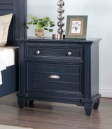 Manzanillo Slate Blue Night Stand from Furniture of America - Luna Furniture