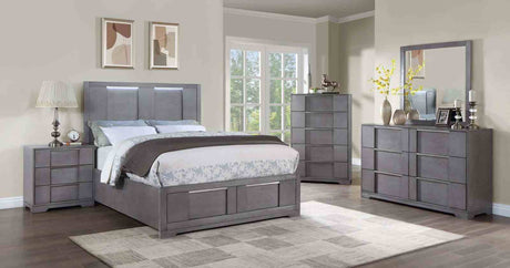 Regulus Gray Mirror (Mirror Only) from Furniture of America - Luna Furniture