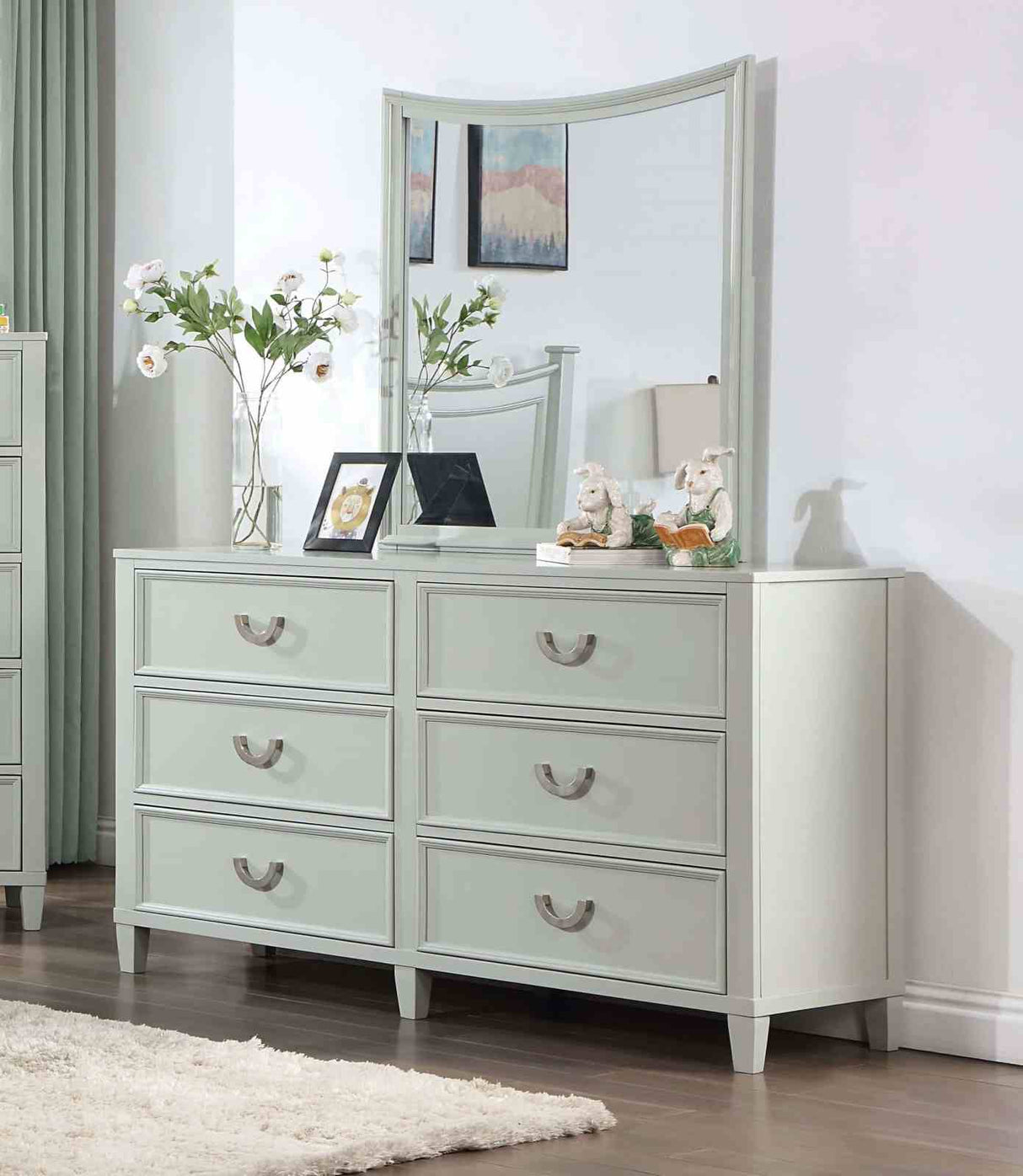 Lycorida Gray Dresser from Furniture of America - Luna Furniture