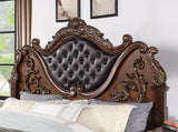 Esparanza Brown Cherry King Bed from Furniture of America - Luna Furniture